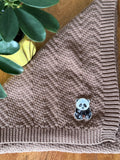 Pandarina Organic Cotton Mocha Blanket