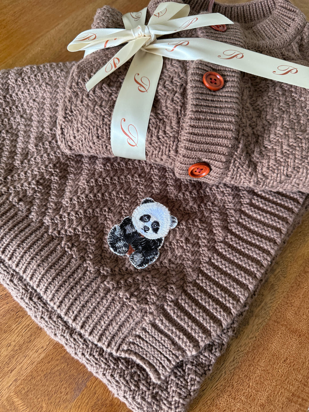 Pandarina Organic Cotton Mocha Blanket
