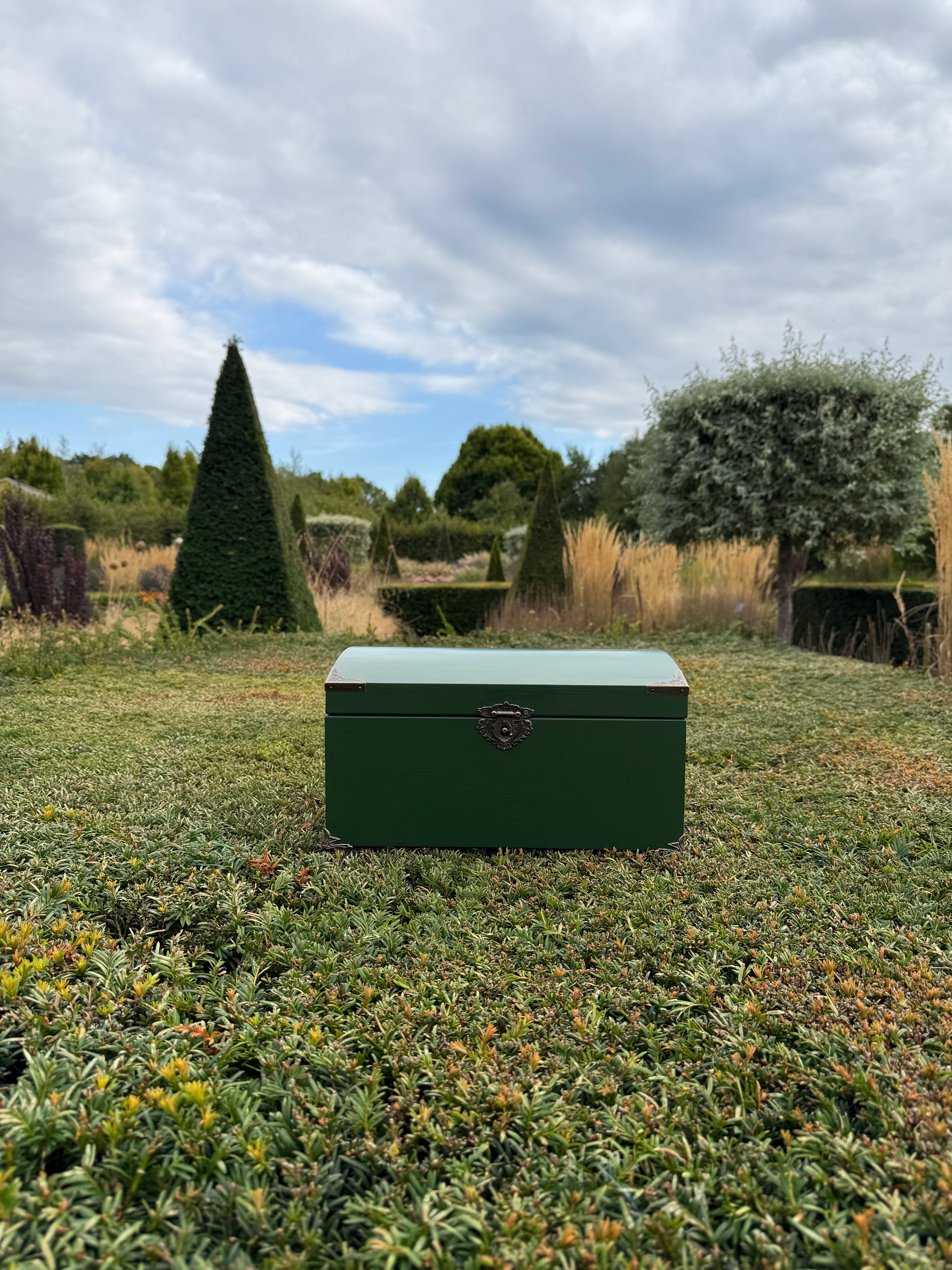 Brunswick Green Wooden Trunk
