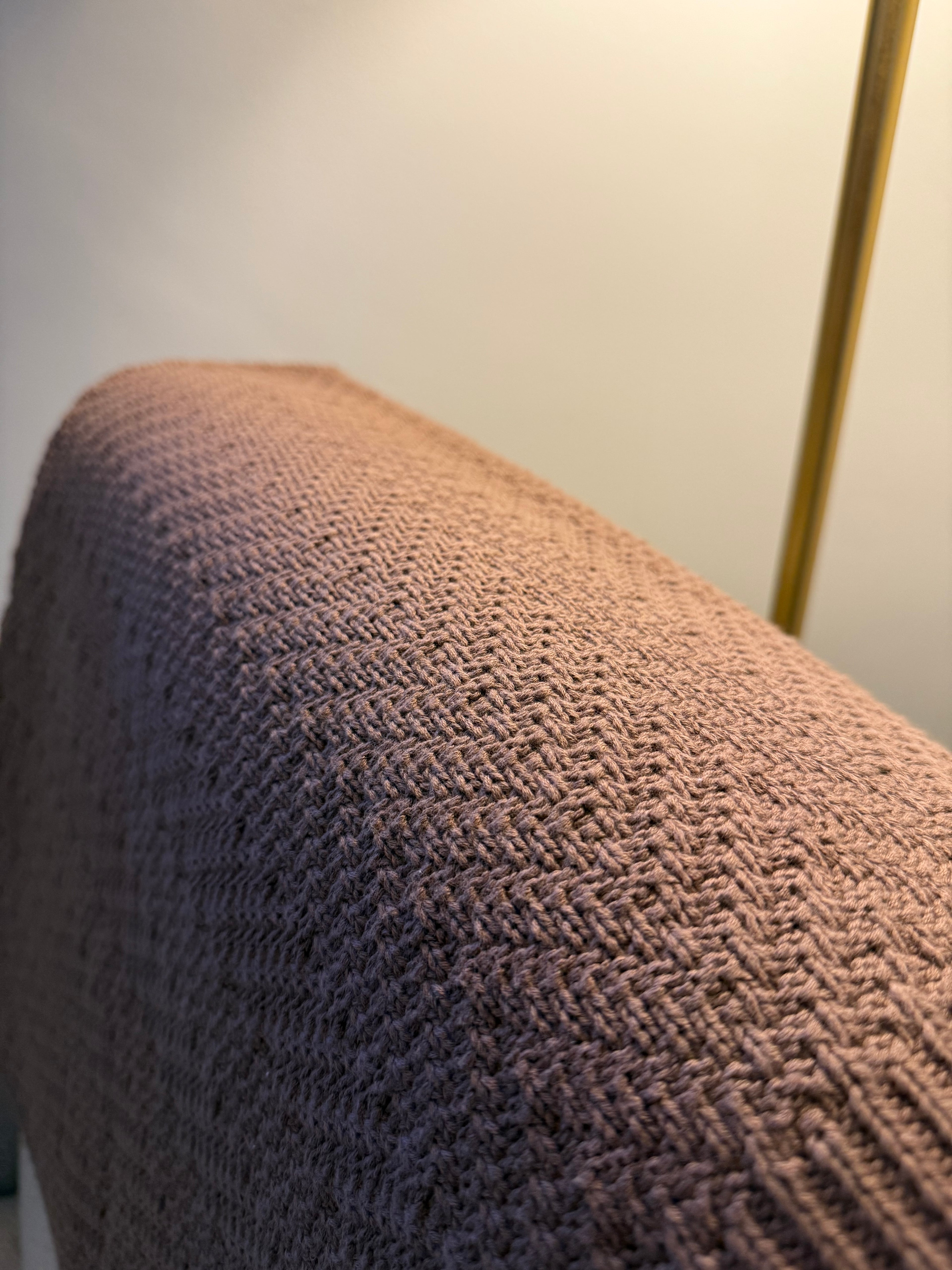 Organic Cotton Mocha Blanket